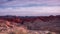 Moving clouds at Valley of Fire state Park