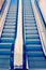 Moving escalator, cross process