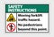 Moving forklift traffic hazard,No pedestrians beyond this point,Symbol Sign Isolate on transparent Background,Vector Illustration