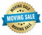 moving sale badge