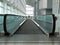 Moving sidewalk in airport