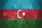 Mozaic background or texture with blending Azerbaijan flag