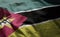Mozambique Flag Rumpled Close Up
