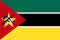 Mozambique Flag Vector Flat Icon