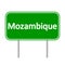 Mozambique road sign.