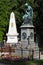 Mozart Memorial and grave of Beethoven in Vienna