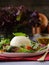 Mozzarella burrata salad