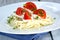 Mozzarella with tomatoes