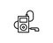 MP3 palyer line icon