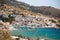 mpatsi or batsi city in andros island greece