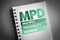 MPD - Multiple Personality Disorder acronym