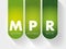 MPR - Monthly Progress Report acronym