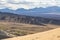 Mpuntain view from the Singing Dunes in Kazakhstan