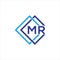 MR letter logo design on black background.MR creative initials letter logo concept.MR letter design