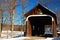 Mr Williams Bridge, a historic covered bridge in Grafton, Vermont,