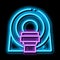 Mri Diagnosis Apparatus neon glow icon illustration