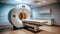 Mri Machine In A Hospital Radiology Department. Generative AI