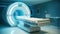 MRI - Magnetic resonance imaging scan device in Hospital. Medical Equipment and Health Care