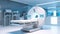 MRI - Magnetic resonance imaging scan device in Hospital. Medical Equipment and Health Care