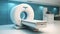 MRI - Magnetic resonance imaging scan device in Hospital. Medical Equipment and Health Care