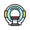 mri radiology equipment color icon vector illustration