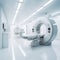 MRI Scanner or Magnetic resonance imaging scanner machine in Hospital,Technologically Advanced and Functional Medi