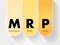 MRP - Maximum Retail Price acronym, business concept background