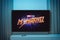 Ms Marvel TV series on big tv screen. Ms. Marvel television show at home