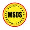 MSDS material safety data sheets symbol