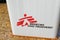 MSF text brand and logo sign for Medecins Sans Frontieres french logistic Medics