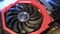 MSI GeForce GTX 1080 Gaming X 8G graphics card closeup with black vent cooler