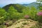 Mt Akagi, view between Mt Kurobi and Mt Komagatake