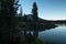 Mt. Bachelor and Sparks Lake in Central Oregon at dawn