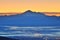 Mt. Baker and Fraser Valley at sunrise