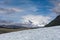 Mt Blackburn seen from Root Glacier