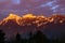 Mt. Cheam at sunset, Chilliwack, British Columbia, Canada