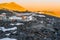 Mt. Etna Volcano, Monti Silvestri Silvestri Craters, at sunset