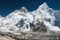 Mt. Everest and Nuptse, Nepal