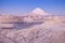 Mt.Fuji and Ashi lake on a snowy