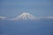 Mt. Fuji of the crown snow