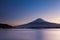 Mt. Fuji at evening