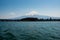 Mt. Fuji Fujisan behind the lake