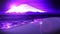 Mt Fuji from lake. Fuji mountain. Traditional scenery. CG loop Animation.