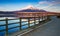 Mt.Fuji with Lake Yamanaka, Yamanashi, Japan