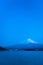 Mt Fuji rises above Lake Kawaguchi