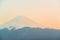 Mt Fuji rises above Lake Kawaguchi