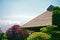 Mt. Fuji with traditional houses, Oshino, Japan