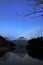 Mt. Fuji, view from Tanuki lake night scene