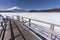 Mt. Fuji winter season shooting from Lake Yamanaka. Yamanashi, J