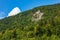 Mt. Harder in Switzerland, view from the town of Interlaken